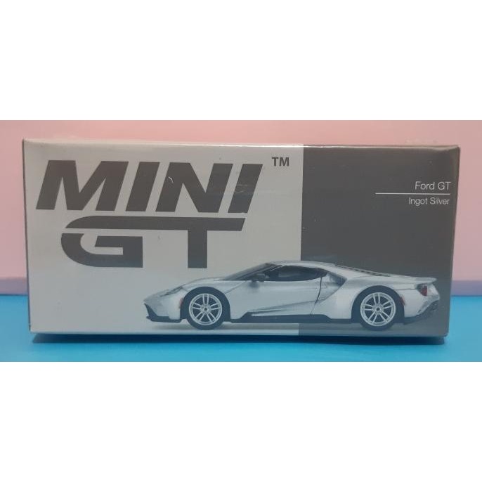 MiniGT Mini GT 340 Ford GT Ingot Silver