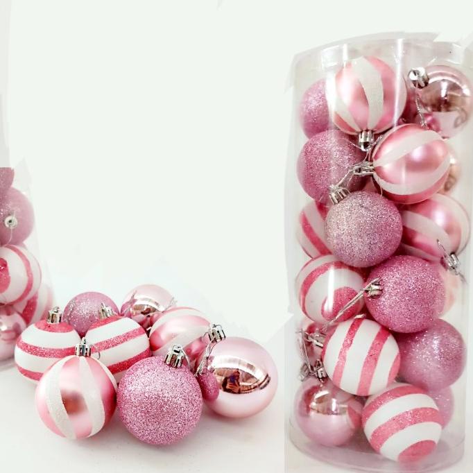 

Bola Natal Premium 6Cm Isi 24 Dekorasi Ornamen Natal Murah Grosir Original