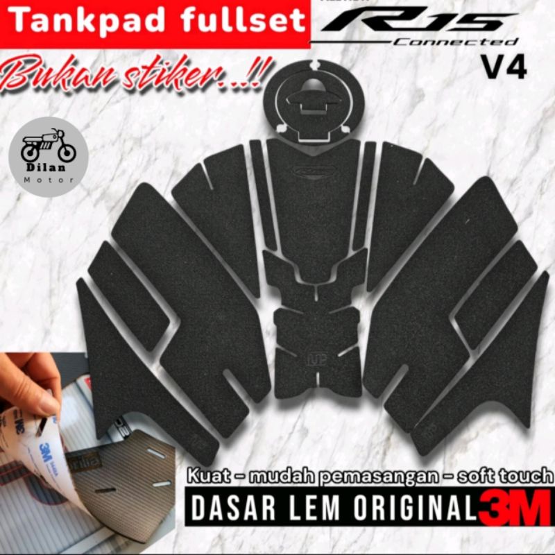 TANKPAD R15 V4 CARBON PATTERN STIKER R15 V4