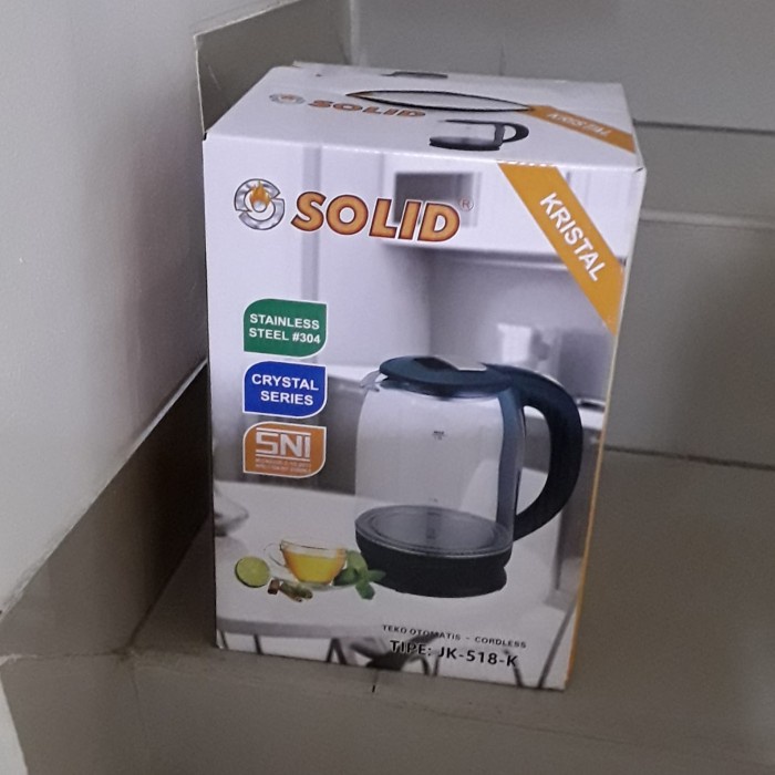 [Ori] Solid Ketel Listrik Otomatis 18 Liter Teko Listrik Kaca Jk 5 Cr 18 Berkualitas