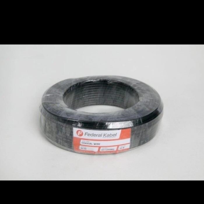 [Ori] Federal Kabel Coaxial Rg-58 50 Ohm 50 Meter Terbatas