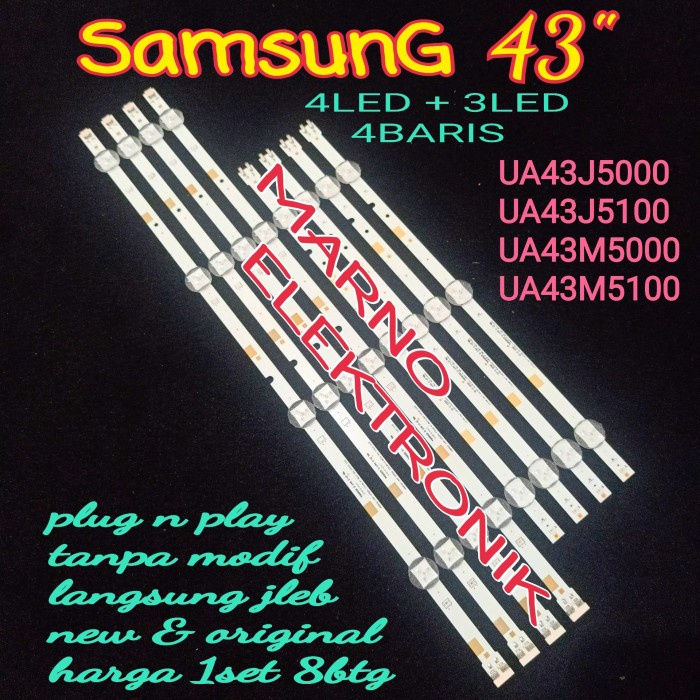 [Ori] Bl Backlight Led Tv Samsung Ua43M5100Ak Ua 43M5100 Ak Ua43M5100 Ak Terbaru