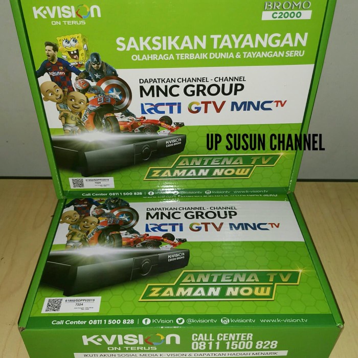 [Original] Kvision Bromo C2000 Hybrid - Rcti - Sctv - Indosiar - Receiver Kvision Terbatas