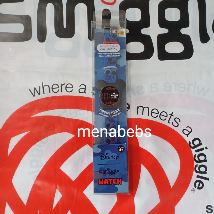 [Original] Smiggle Mickey Mouse Digital Watch Ori Store Diskon