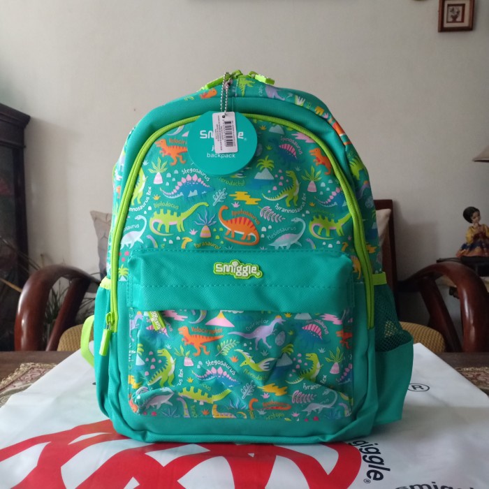 [Original] Smiggle Backpack Cloud9 Dino Original Diskon