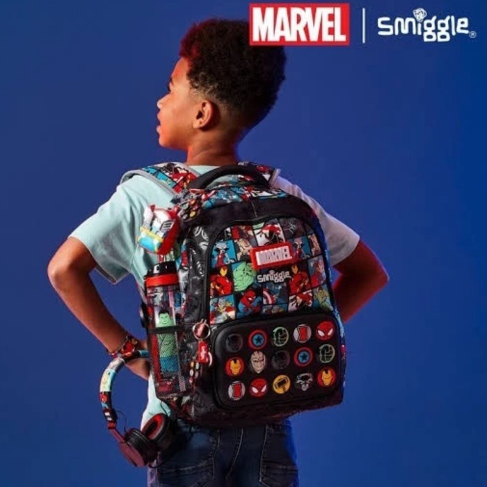 [Original] Tas Marvel Avengers Smiggle Ori/ Tas Smiggle Avengers Backpack/ Kado Limited