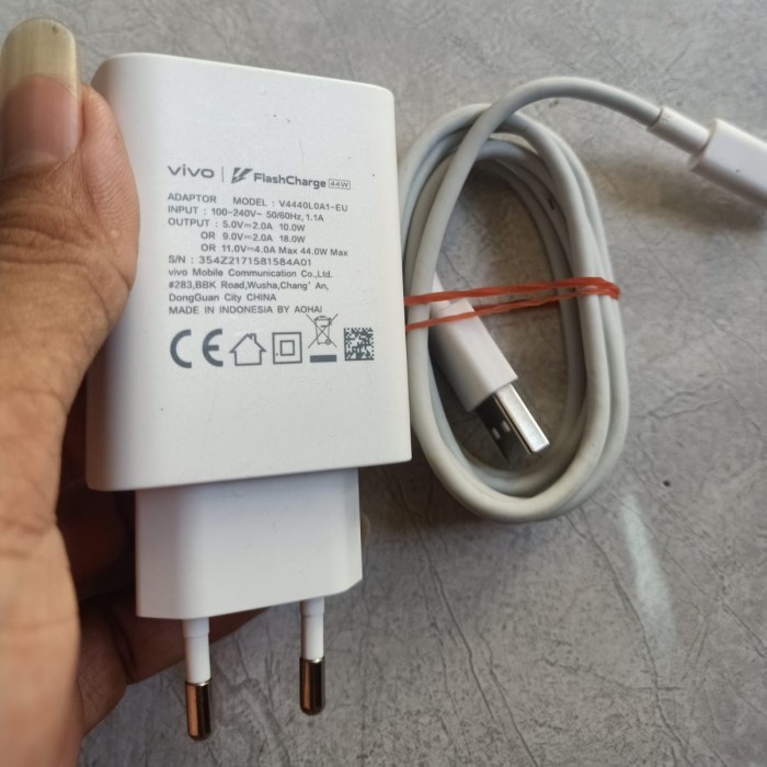 [Original] Charger Vivo Original V20 V21 X60 X60 Pro X50 X50 Pro Y53S Copotan Limited