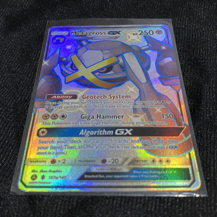 ✅COD Kartu Pokemon Shiny Metagross Gx Hidden Fates Promo Diskon