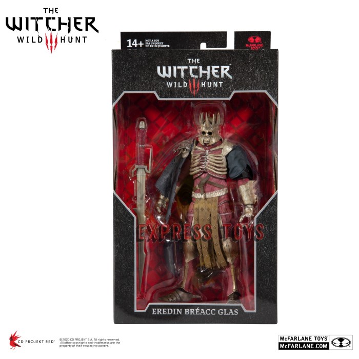 ✅Baru Mcfarlane Toys Witcher Eredin Breacc Glas 7 Figure Limited