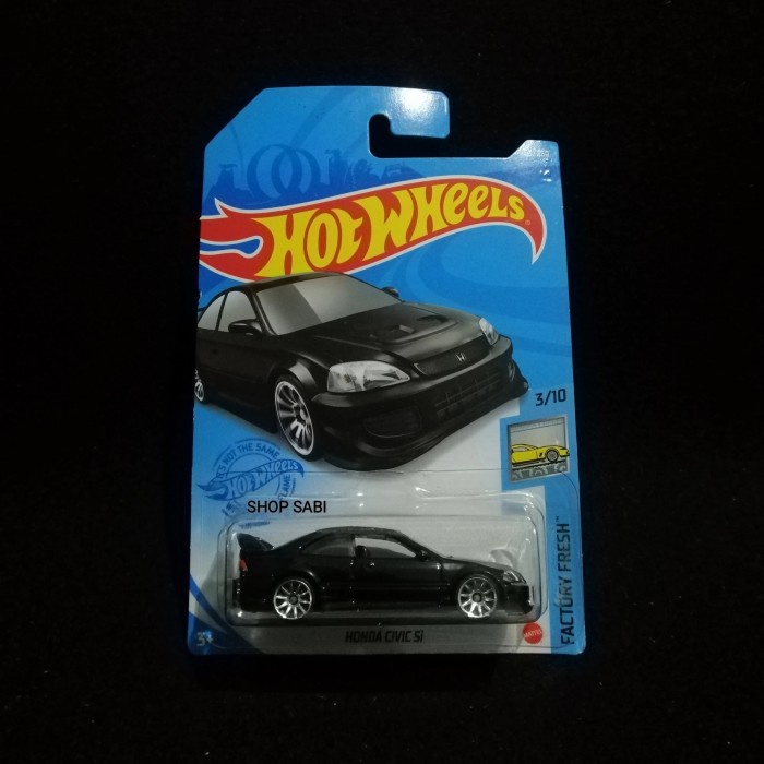 ✅COD Hotwheels Honda Civic Si Hitam Limited