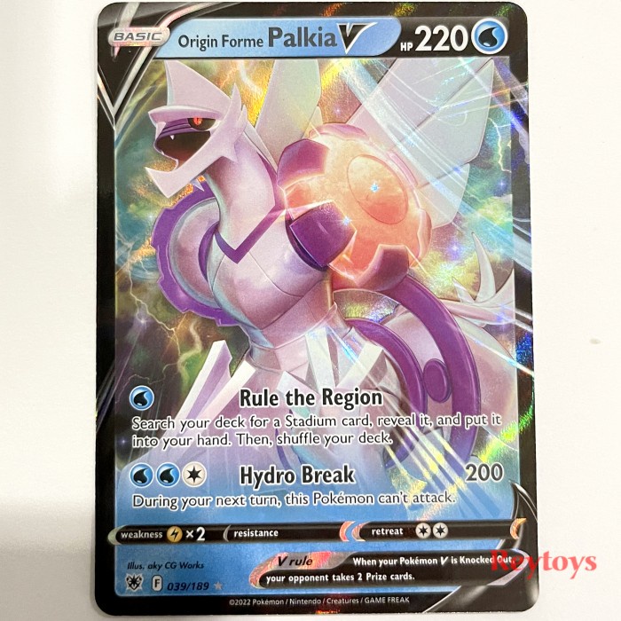 ✅COD Pokemon Tcg Astral Radiance - 039 Origin Forme Palkia V Terbatas