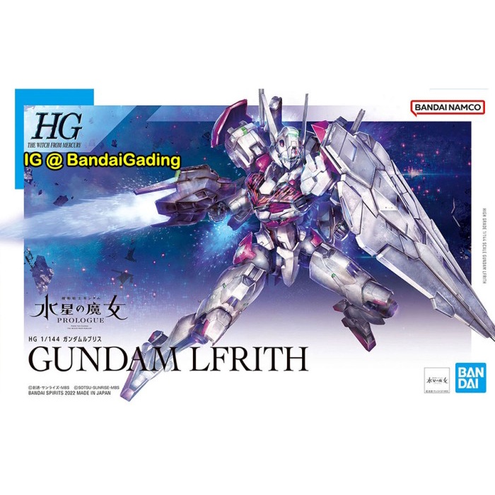 ✅COD Hg Gundam Lfrith Bandai / 1/144 Hg Gundam Lfrith Terbatas