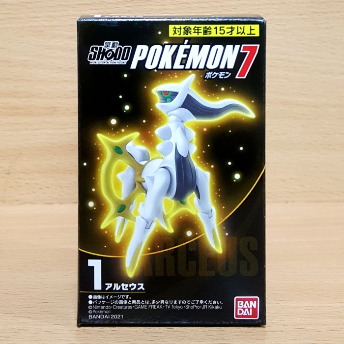 ✅COD Shodo Pokemon 7 [Diamond Pearl Platinum] Arceus #493 Apha God Legends Berkualitas