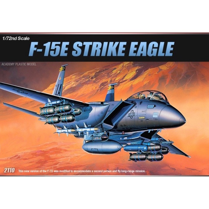 ✅Baru Model Kit Academy 1/72 F-15E 12478 Limited