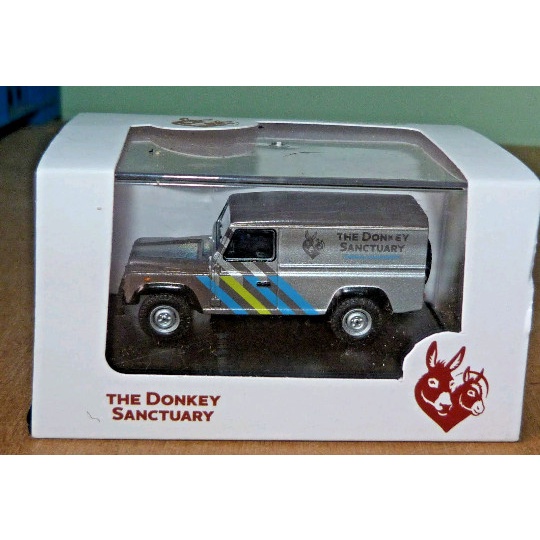 ✅COD Oxford Diecast 1:76 Land Rover Defender - Donkey Sanctuary Limited