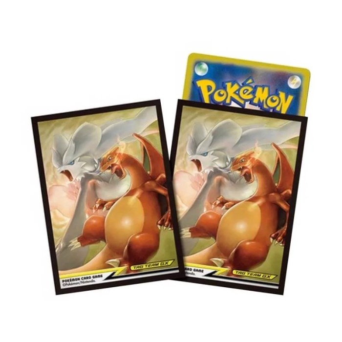 ✅COD Sleeves Kartu Pokemon Charizard Reshiram Japan Misp Diskon