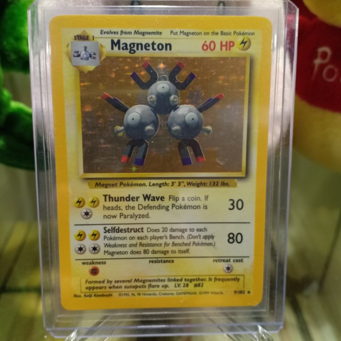 ✅COD Kartu Pokemon - Magneton Base Set Terbaru