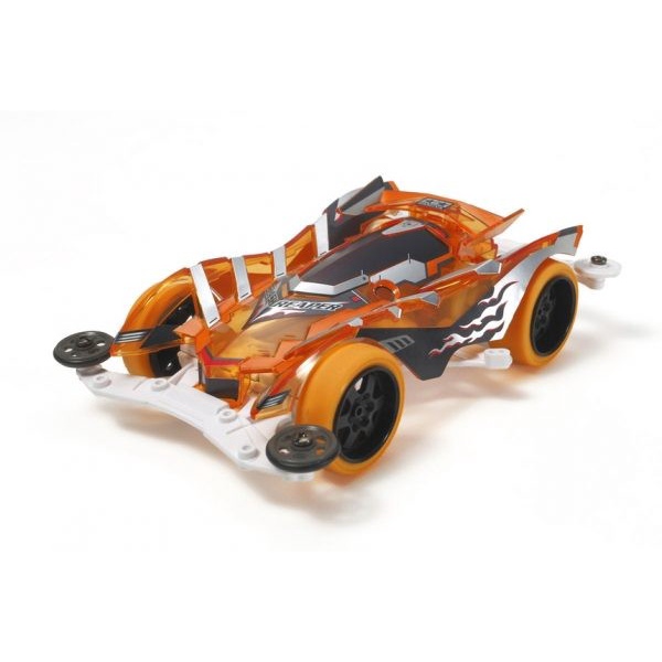 ✅COD Tamiya 95219 1/32 Mini 4Wd Slash Reaper Clear Orange Vs Chassis Terbaru