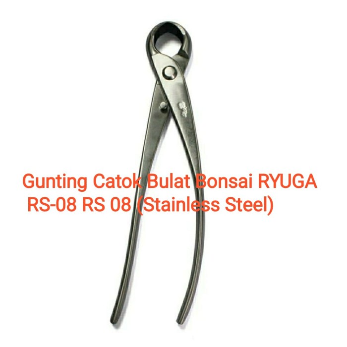 ✅New Ori Gunting Catok Bulat Bonsai Ryuga Rs-08 Rs 08 Stainless Steel Terbaru