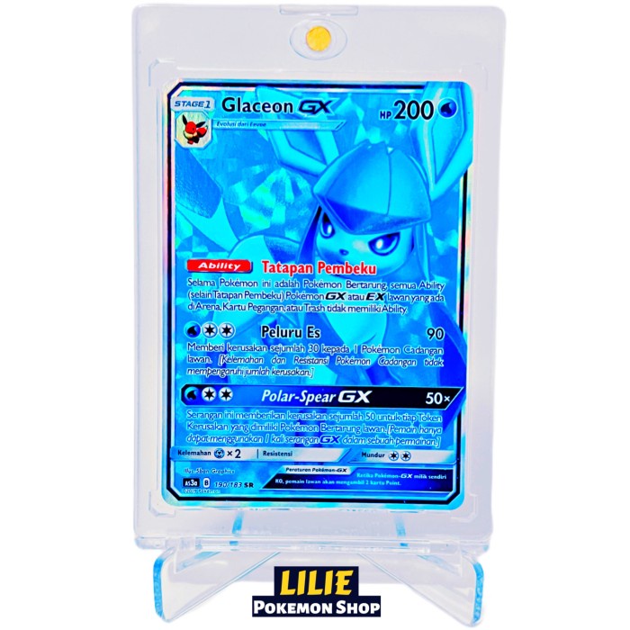 ✅COD Glaceon Gx Sr - Pokemon Tcg Indonesia Diskon