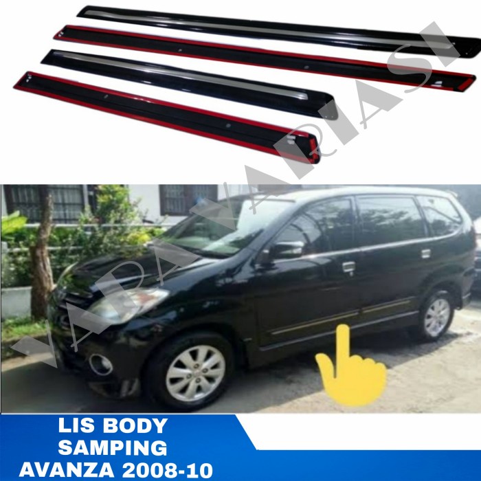 ✅Original List Body Samping Mobil / Side Body Molding Mobil Avanza 2008-2010 Berkualitas