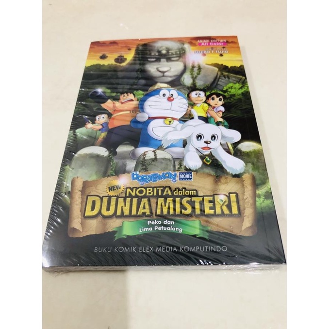 Buku komik berwarna doraemon movie new nobita dalam dunia misteri