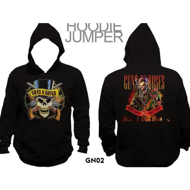 Jaket Guns N Roses-Zipper-Hoodie-Switer Guns N Roses Gn02