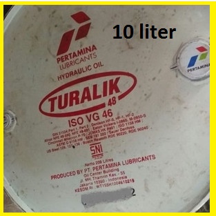 ✨Baru Oli Hidrolik Pertamina Turalik 48 Isovg 46 10L Curah Limited