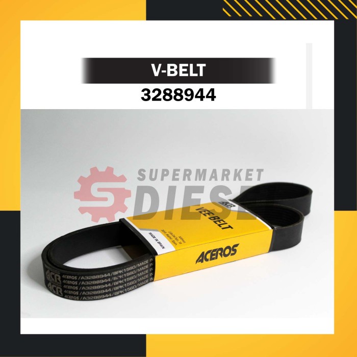 [COD] Aceros 3288944 V-Belt 8Pk-1560 / Cummins 3289224 / 3911573 Terbatas