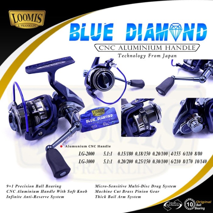 reel loomis blue 3000