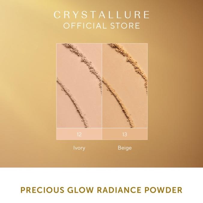 New Sale Wardah Crystallure Precious Glow Radiance Powder 18Gr - Bedak Tabur Pengiriman Cepat
