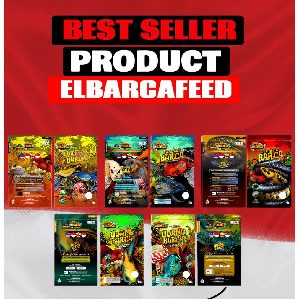 Terbaru UDANG BARCA Pro++ SUPER BLUE Udang Kering Pakan Pelet Ikan reptile dibawah 20 cm optimalkan 