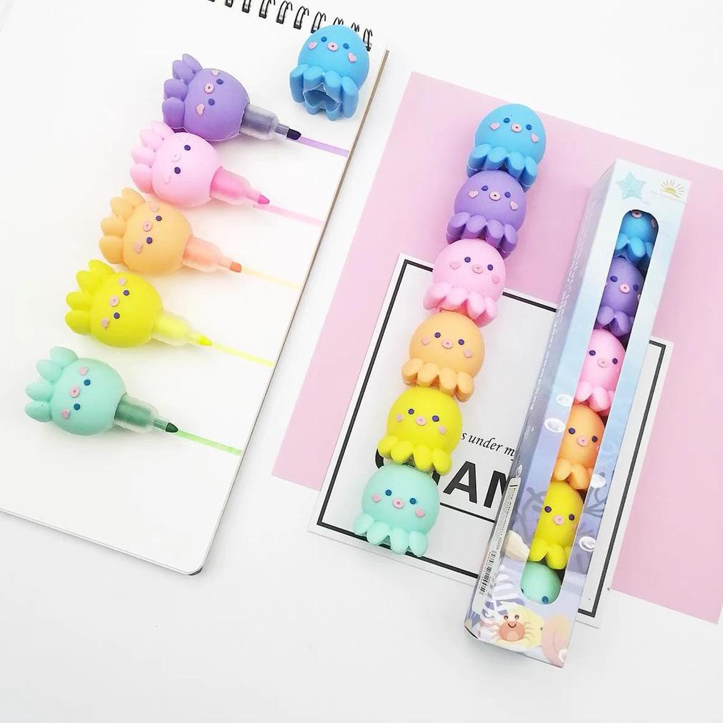 

Baru - SPIDOL WARNA WARNI HEWAN GURITA KARAKTER LUCU HIGHLIGHTER IMPORT QUALITY ~