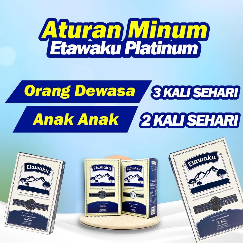 

Update Etawaku Platinum 3x Atasi Masalah Pernafasan - Susu Kambing Bubuk Provit Etawa Tingkatkan Daya Tahan & Imunitas Tubuh Jaga Kesehatan & Kepadatan Tulang Isi 200gr !