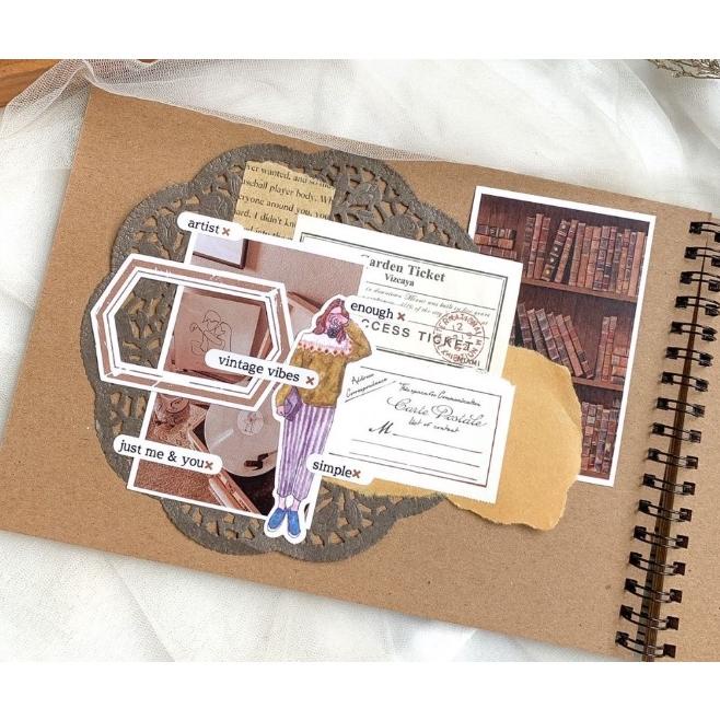 

Update - Scrapbook Album vintage buku catatan story book kado anniversary valentine cowok cewek !