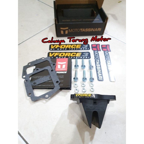 [Ori] Membran Lidah Karbon Carbon Vforce 3 Thailand Ninja 150R 150 Rr R Kawa Terbatas
