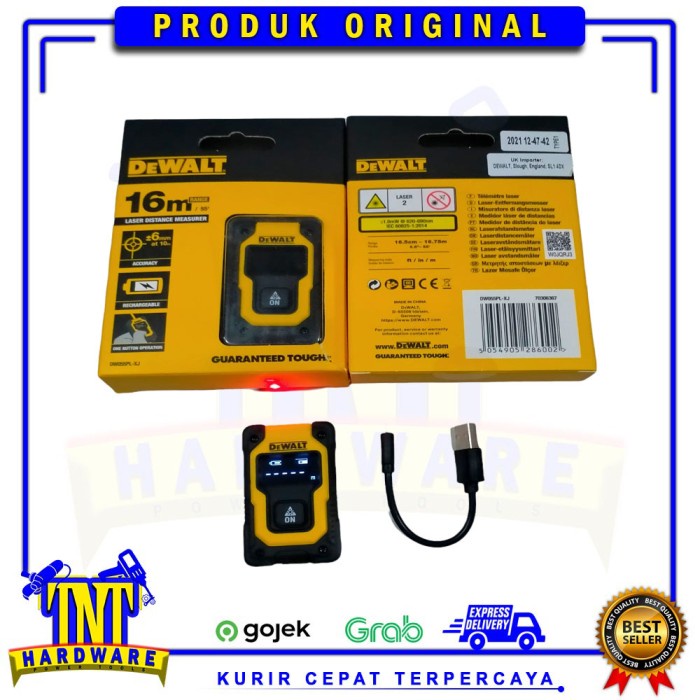 [New] 16M Laser Distance Digital Meteran Dewalt Meteran Laser Jarak Jauh 16M Berkualitas