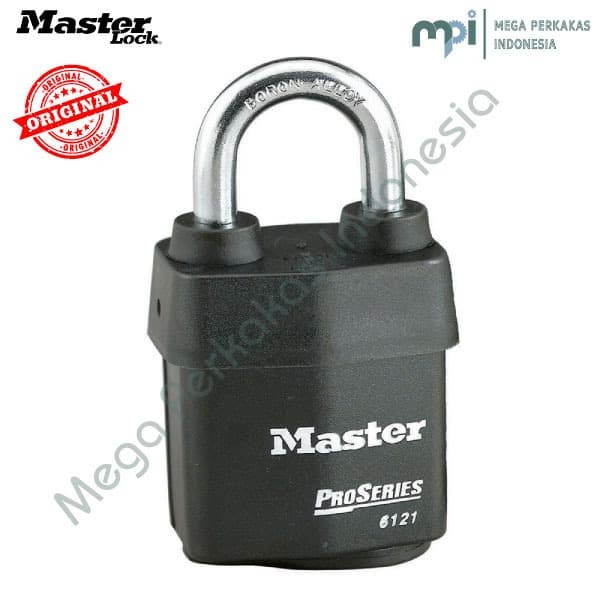 [New] Gembok Master Lock 6121D 54 Mm Proseries Weather Tough Laminated Steel Berkualitas