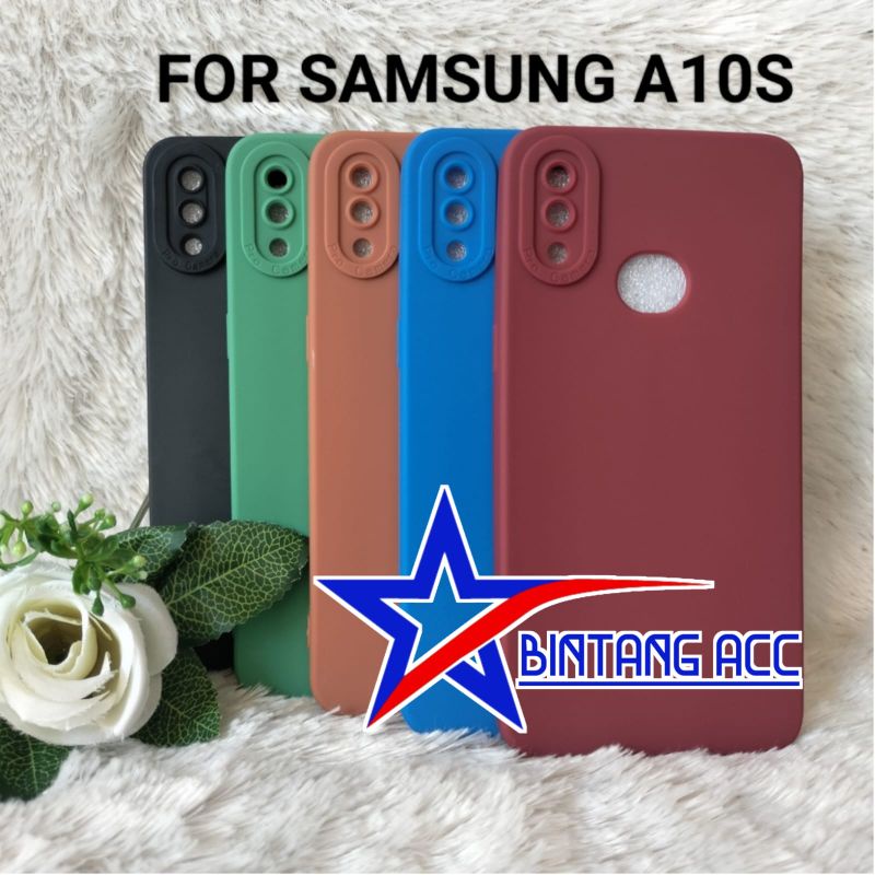 Softcase Macaron Pro camera Samsung A10S Candy Full Color 3D Slikon Tpu Case