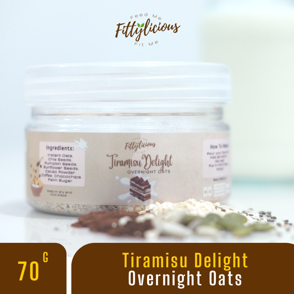 

Fittylicious Diy Overnight Oats Buy 8 Get 2 Free Jar / Cereal Oats Instant