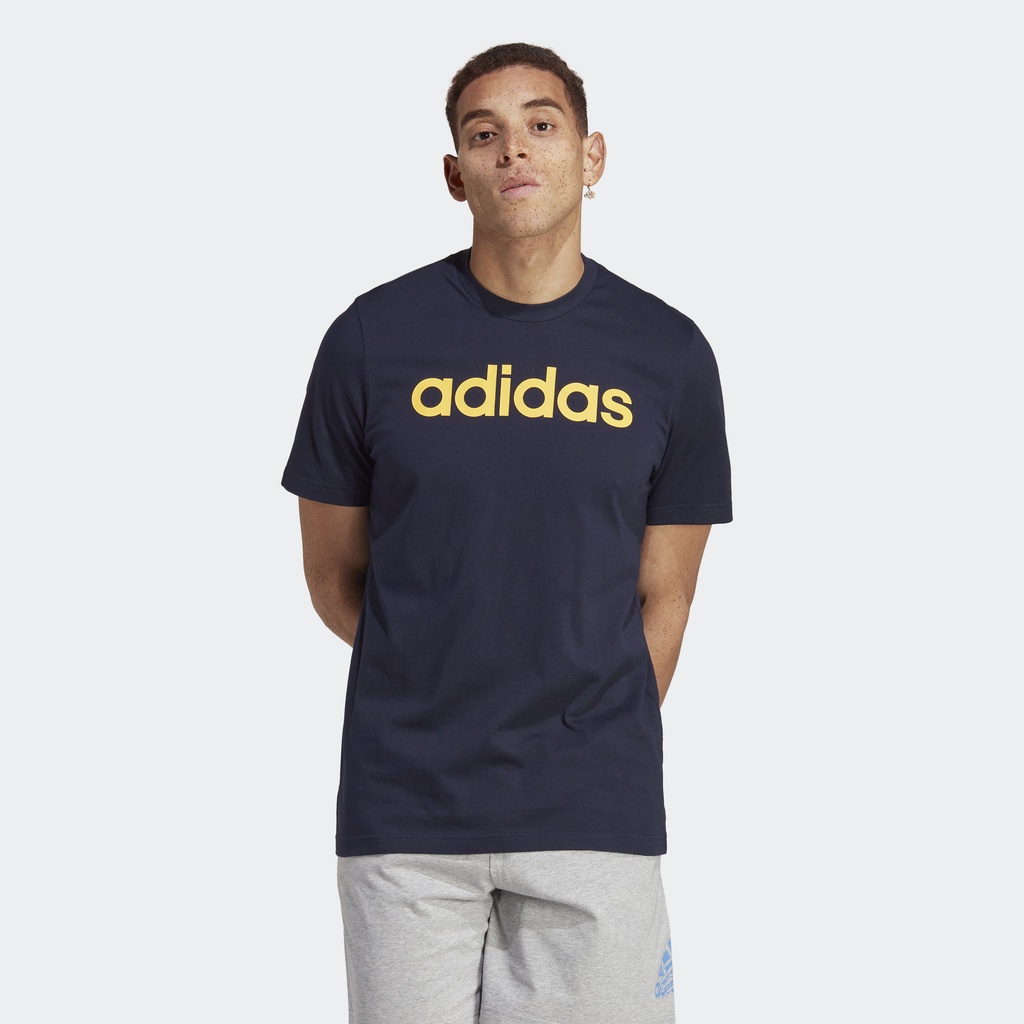 adidas T-Shirt Single Jersey Linear Embroidered Logo Essentials Pria IC9300
