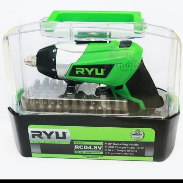 ✅COD Mesin Bor Cas Rcd 4.8V Ryu - Mesin Bor Cordless Ryu Terbatas