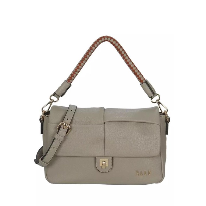 Tas Elle Handbag 41477 Beige Tas Wanita Tas Selempang Wanita Impor Ori Allyuwoon