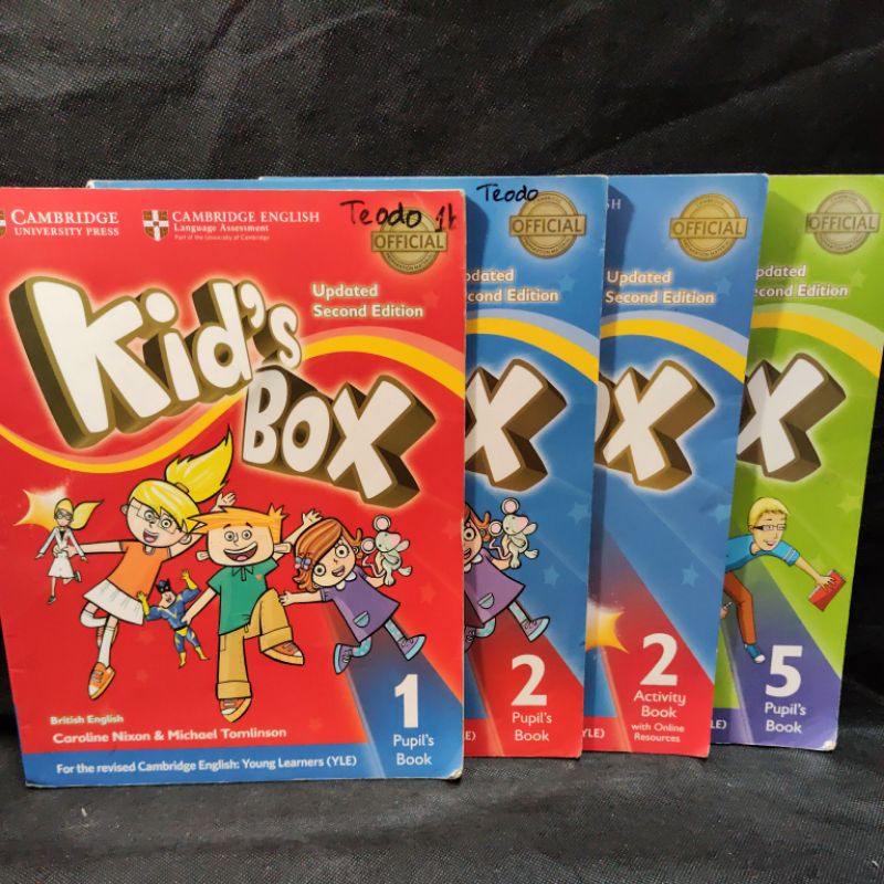 Buku Kids Box 1,2,5,6 Pupils Book, Activity Book, Cambridge, Caroline Nixon, Michael Tomlinson.