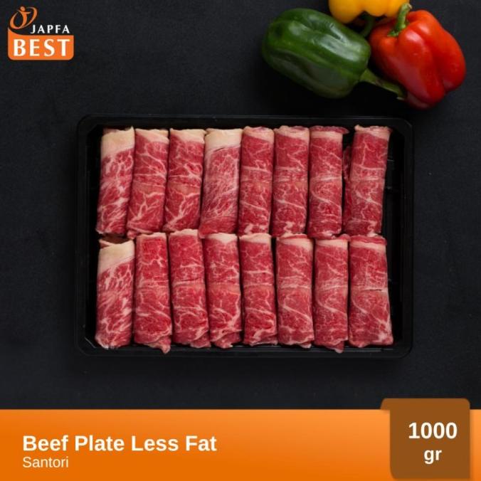 

Daging Sapi Sliced / Be Plate Less Fat Santori 1000Gr Inyongstore25