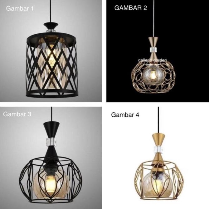 Lampu Gantung Minimalis Modern Dekorasi Meja Makan Sabrielstore