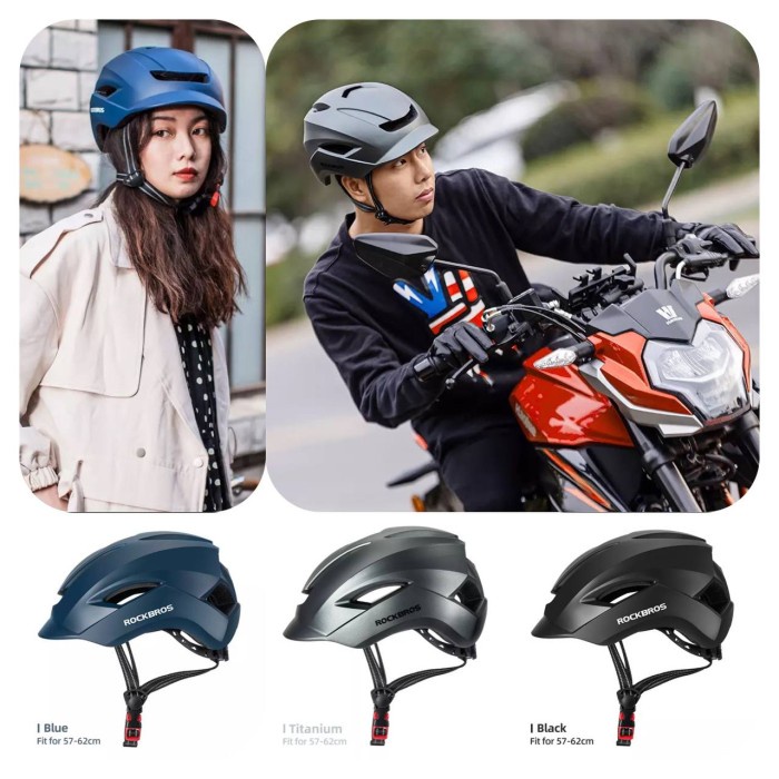 Laris Helm Sepeda Gowes Rockbros Wt099 Original Dewasa Pria Wanita Cowo Cewe