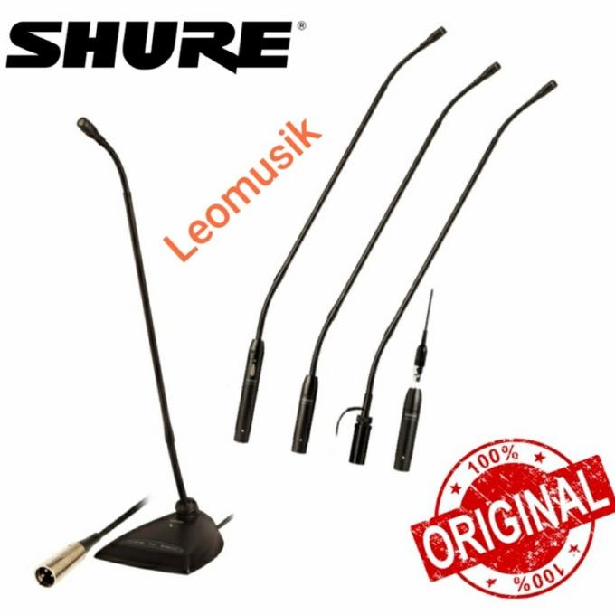 MIC MEJA/PODIUM SHURE MX 418D/C GOOSENECK ORIGINAL GARANSI RESMI