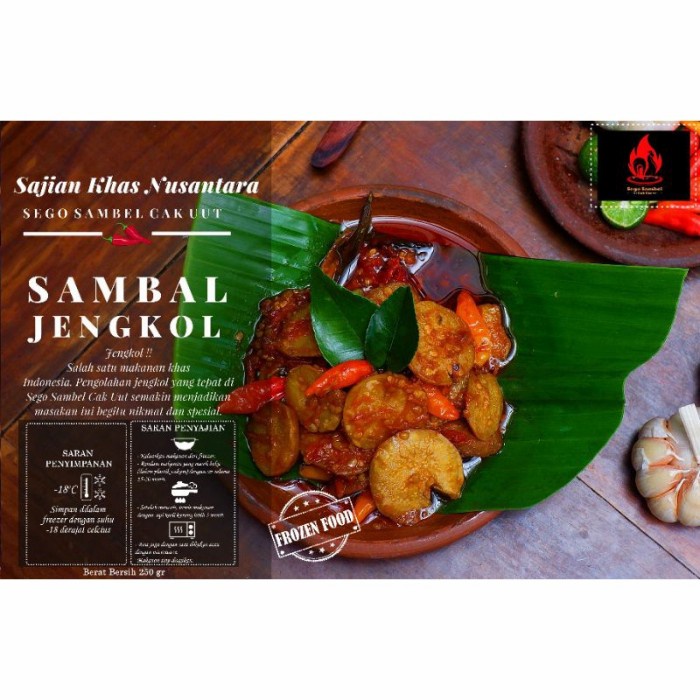 

Sambal Jengkol Cak Uut Malang 300Gram