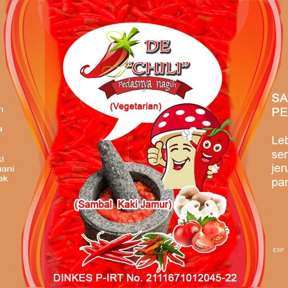 

Sambal Kaki Jamur Vegetarian 300Ml